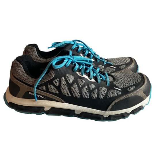 Red Wing Size 9 Aluminum Safety Toe Athletic Work Shoes Electrical Hazard Lace - Picture 7 of 9